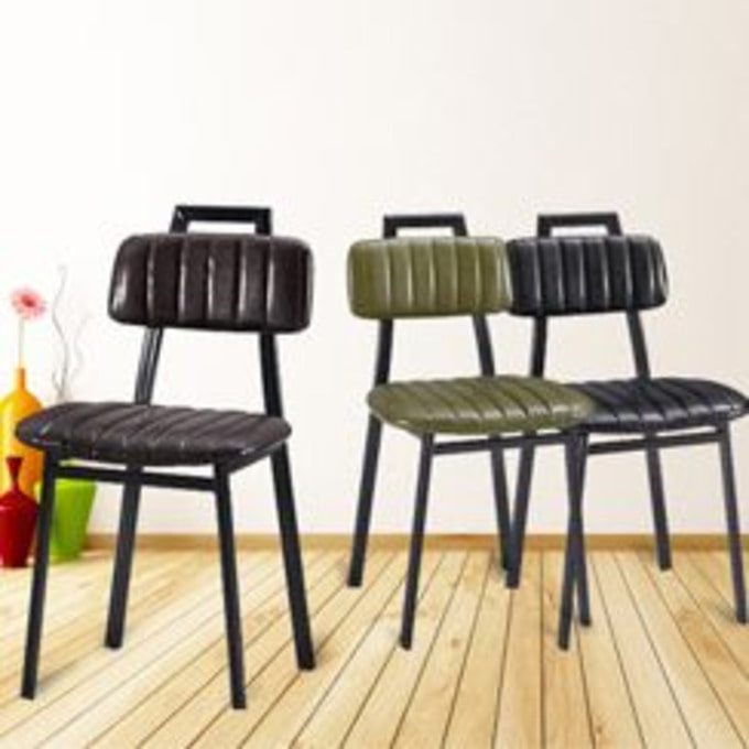 심플퀼팅 체어 업소용 매장 카페 인테리어 식탁 식당 네일샵 의자